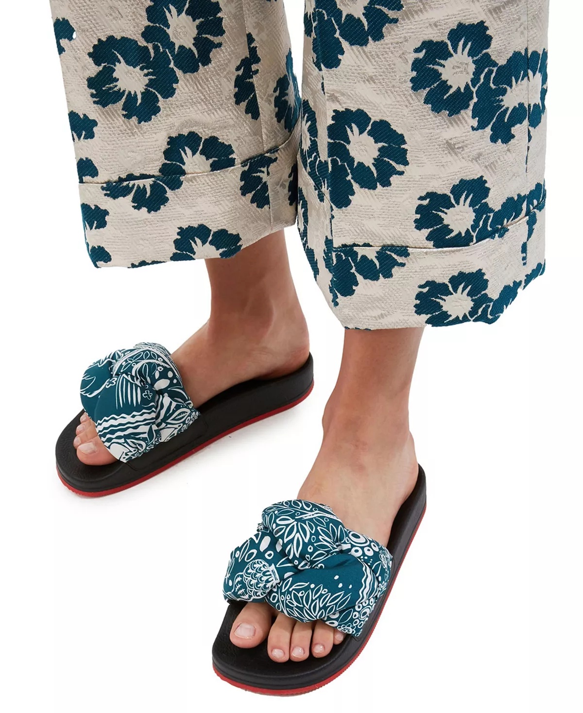 Women's Treccia Slides - 2