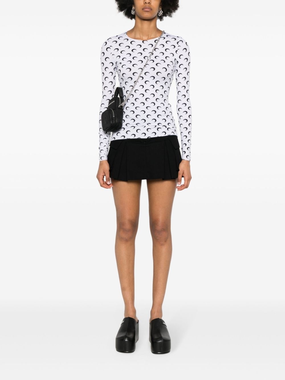 Crescent Moon-print T-shirt - 2