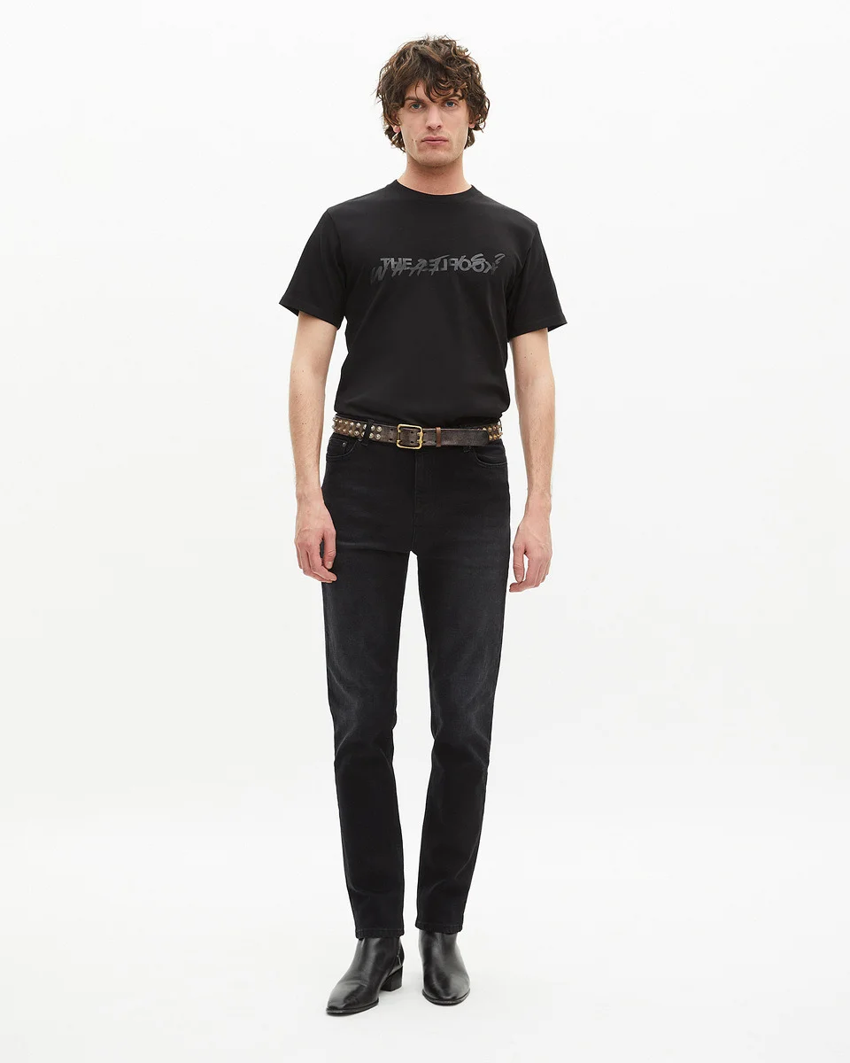 MEN'S BLACK WHAT IS T-SHIRT - 1