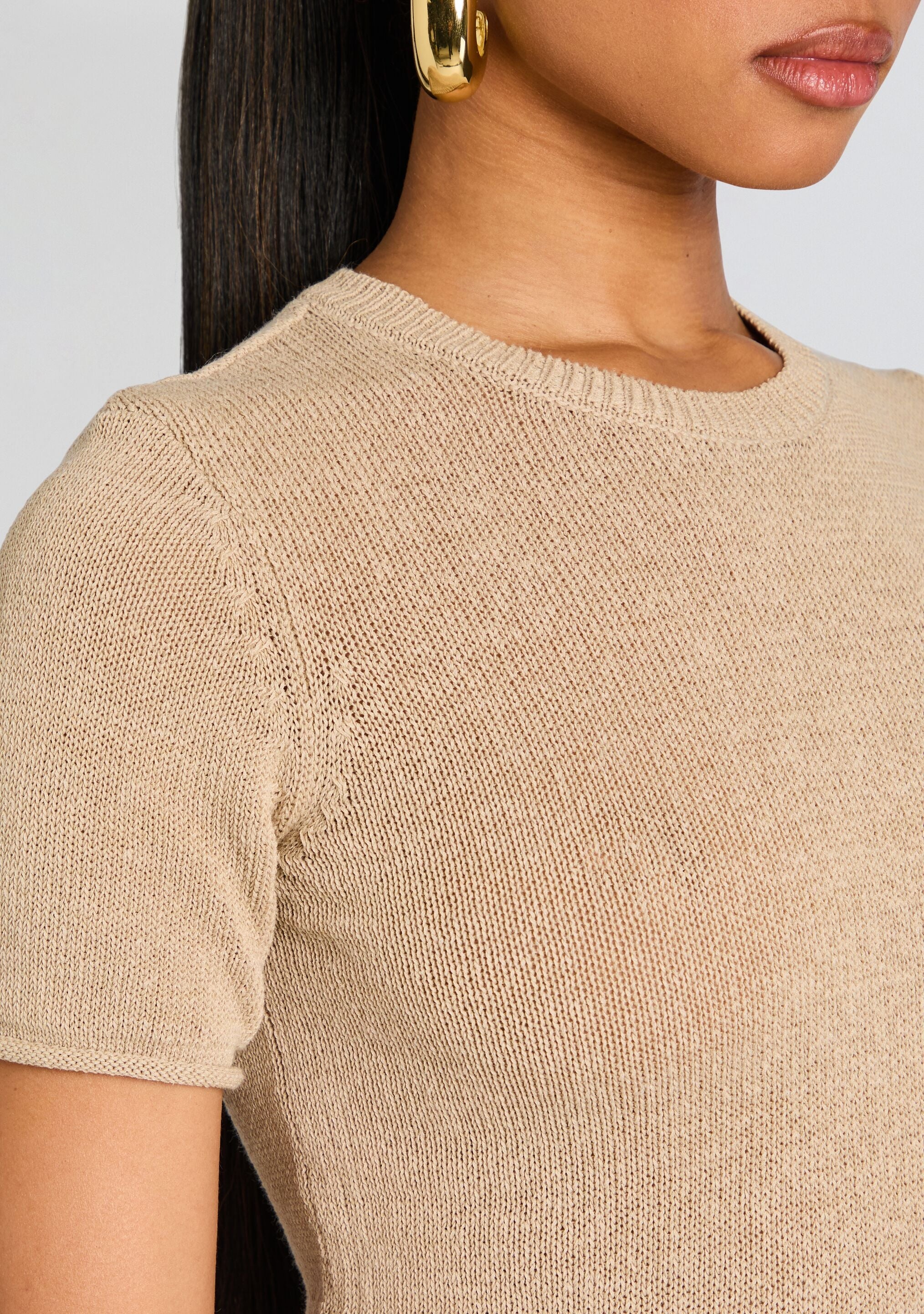 CLARE KNIT BABY TEE - 2