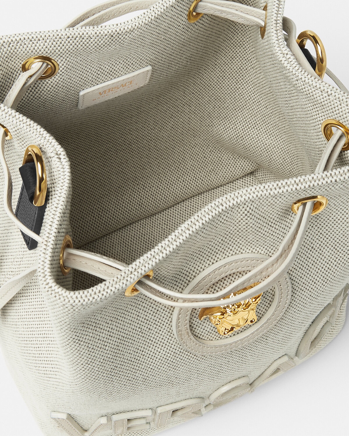 La Medusa Canvas Bucket Bag - 5