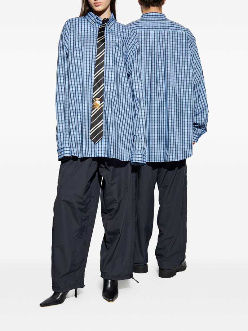 mesh-panel trousers 5