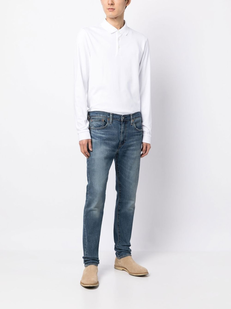 BOSS long-sleeve cotton polo shirt outlook