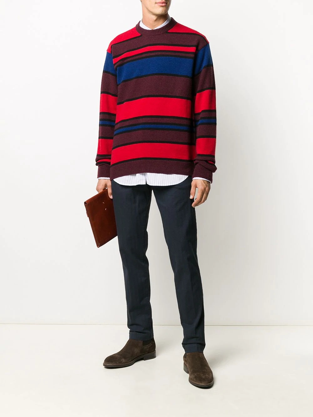 multicolour stripe jumper - 2