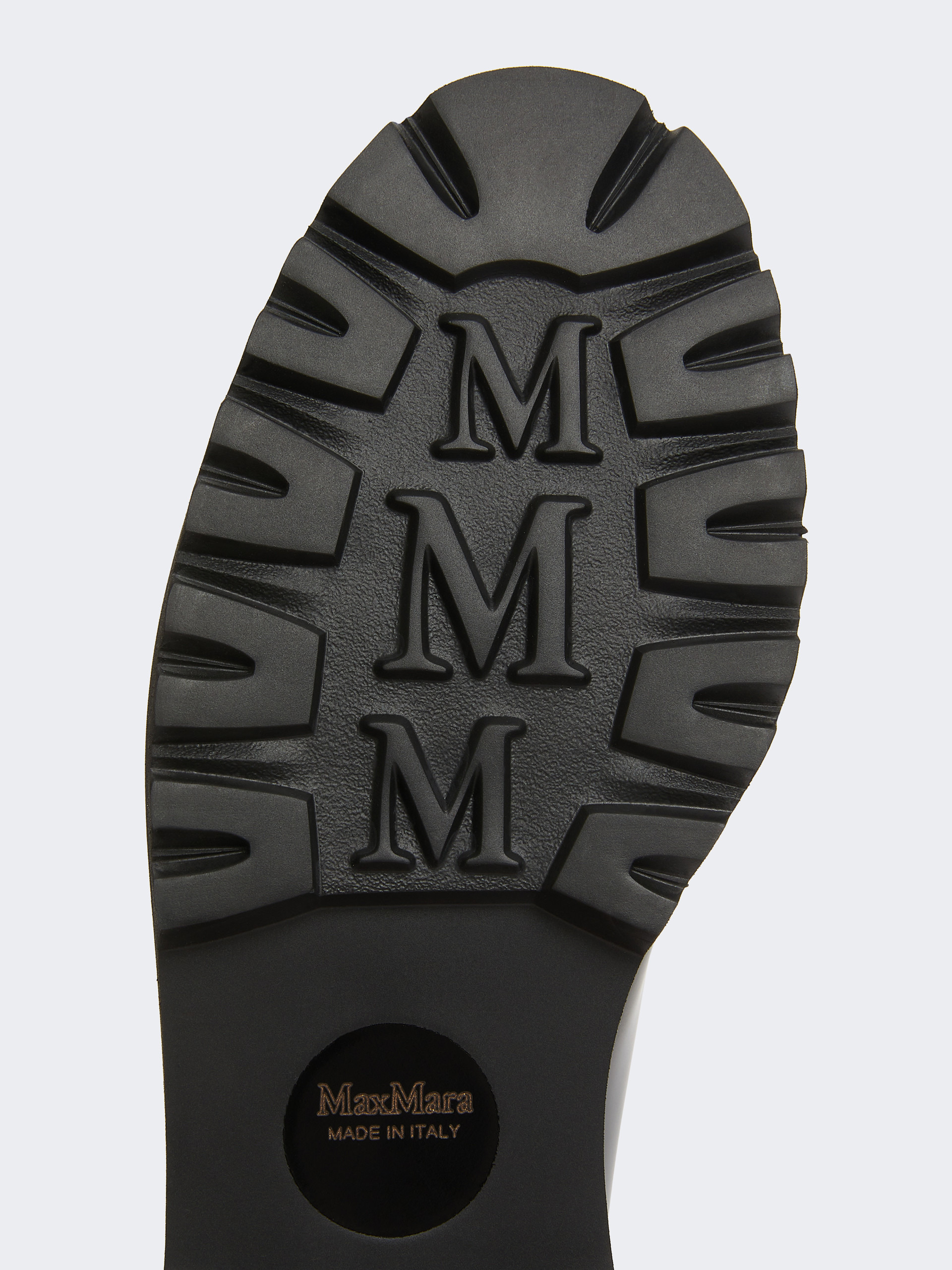 TRACKLACEUP Leather and suede lace-up shoes - 6