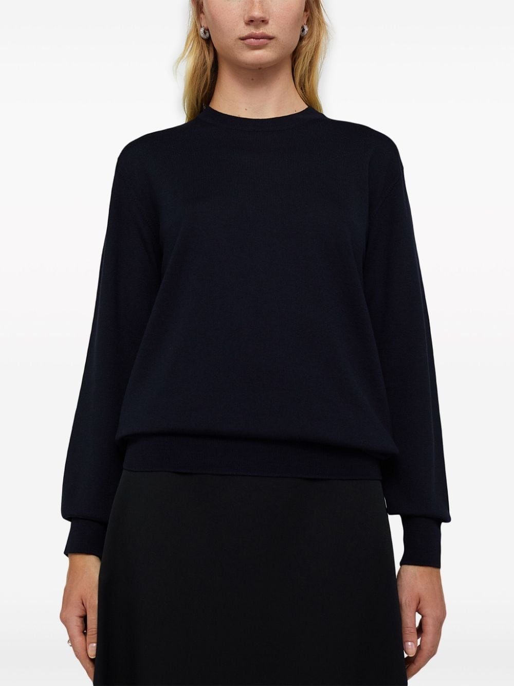 crew-neck cashmere top - 2
