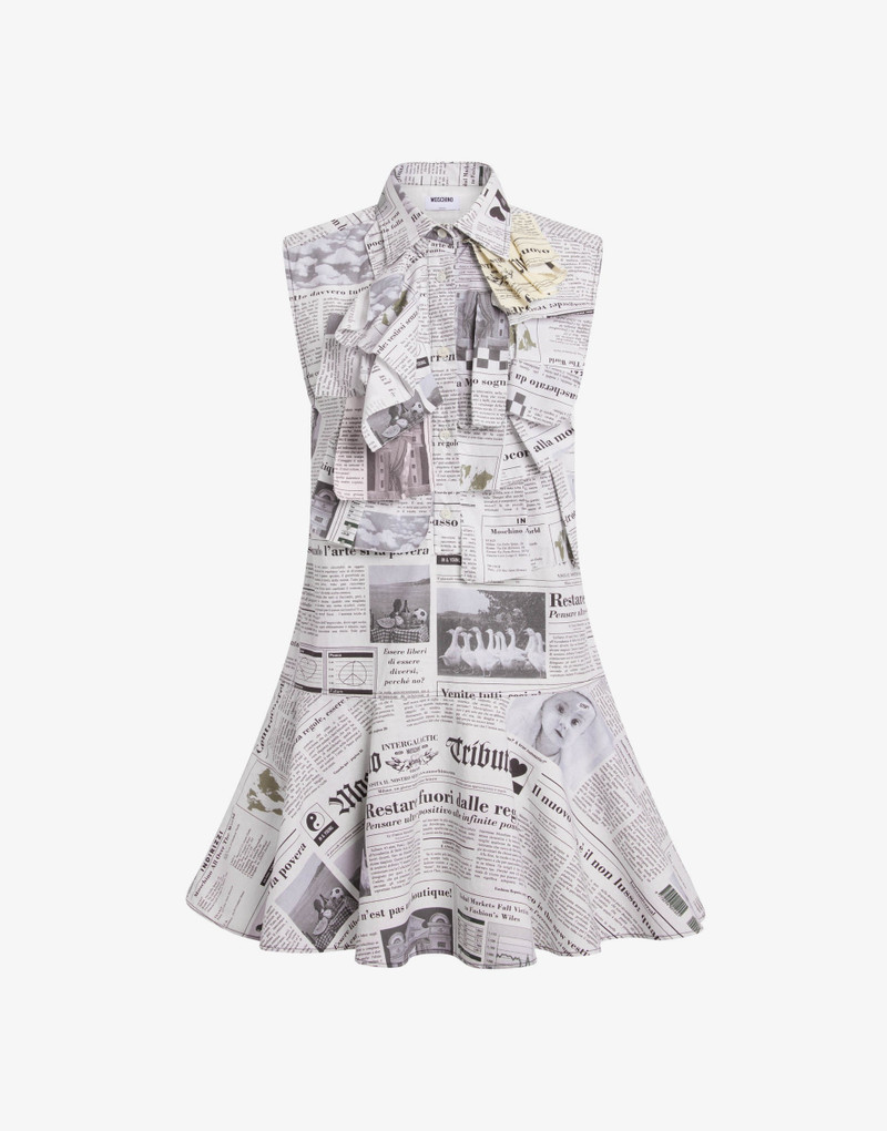 PRINTED COTTON POPLIN DRESS 3