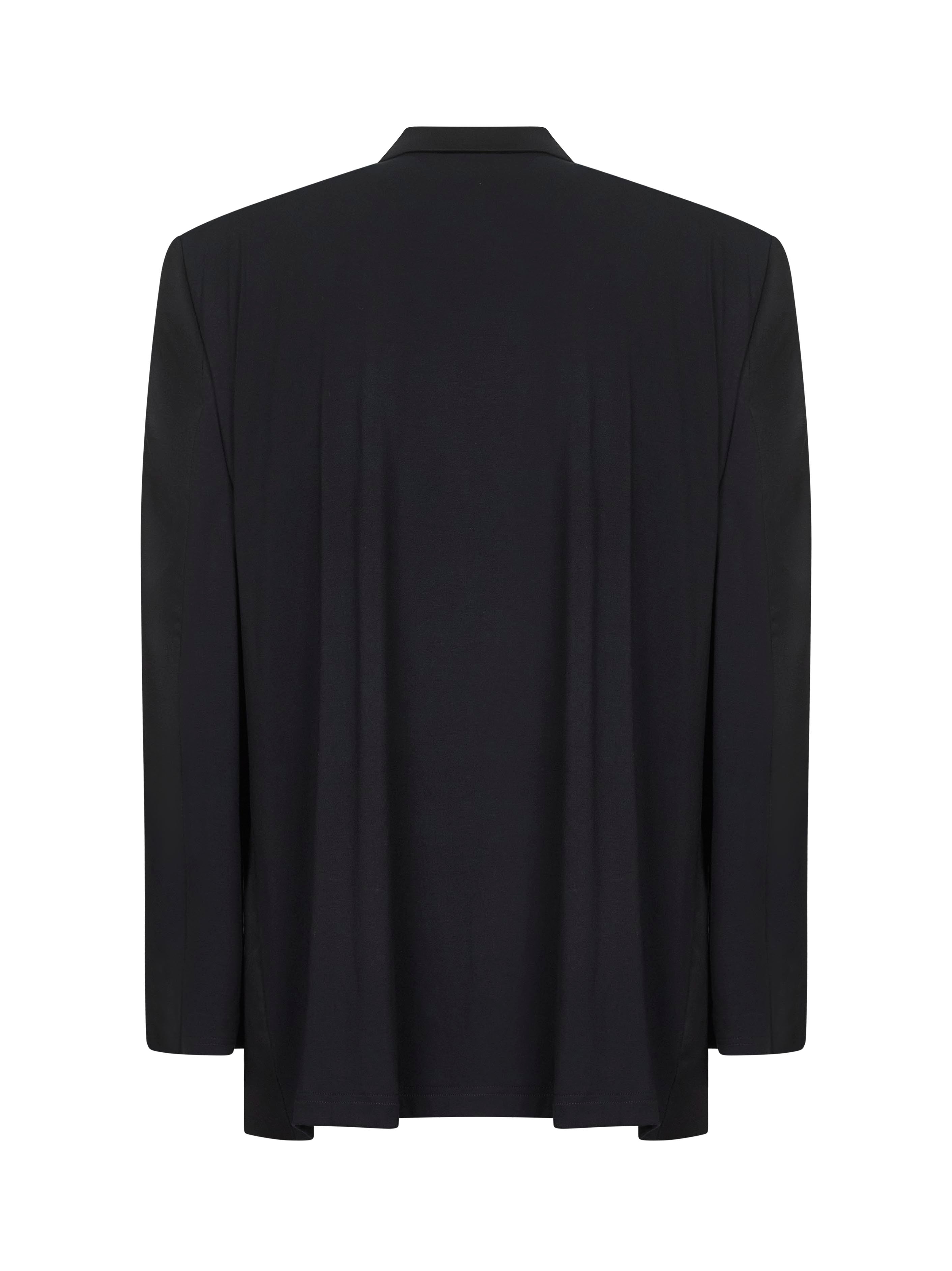 Black wool Hybrid Tailored blazer - 2