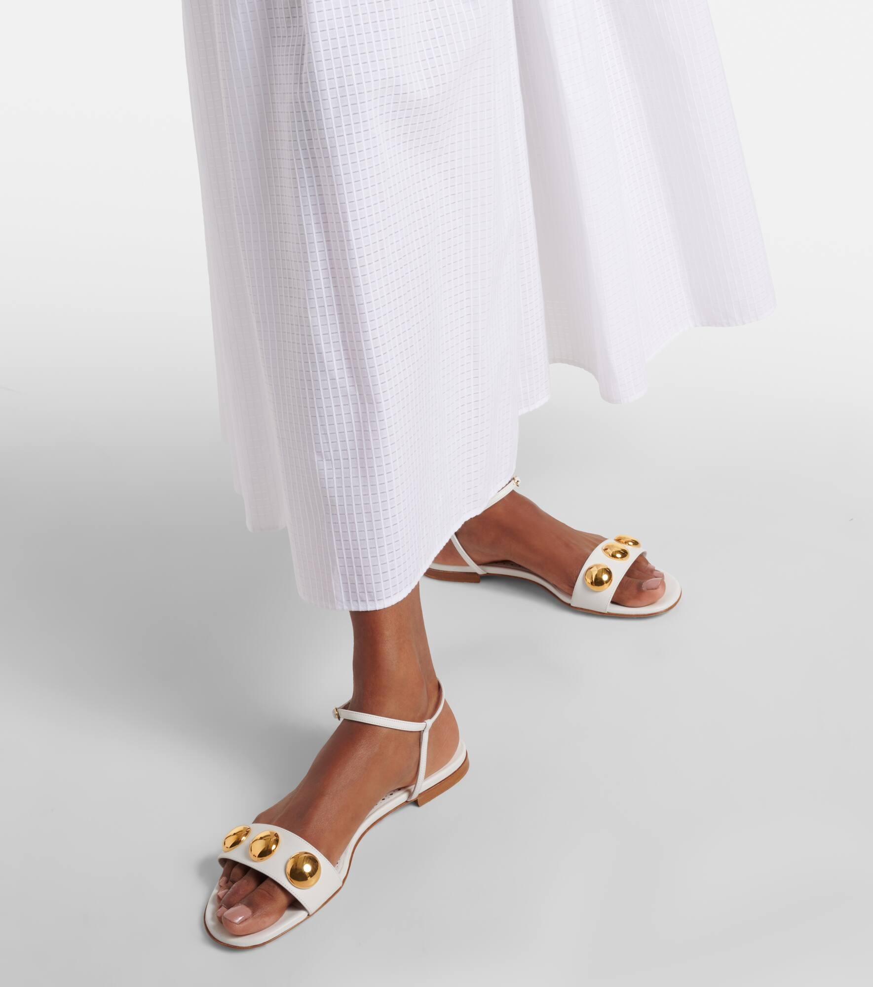 Chaouhen embellished leather sandals - 7
