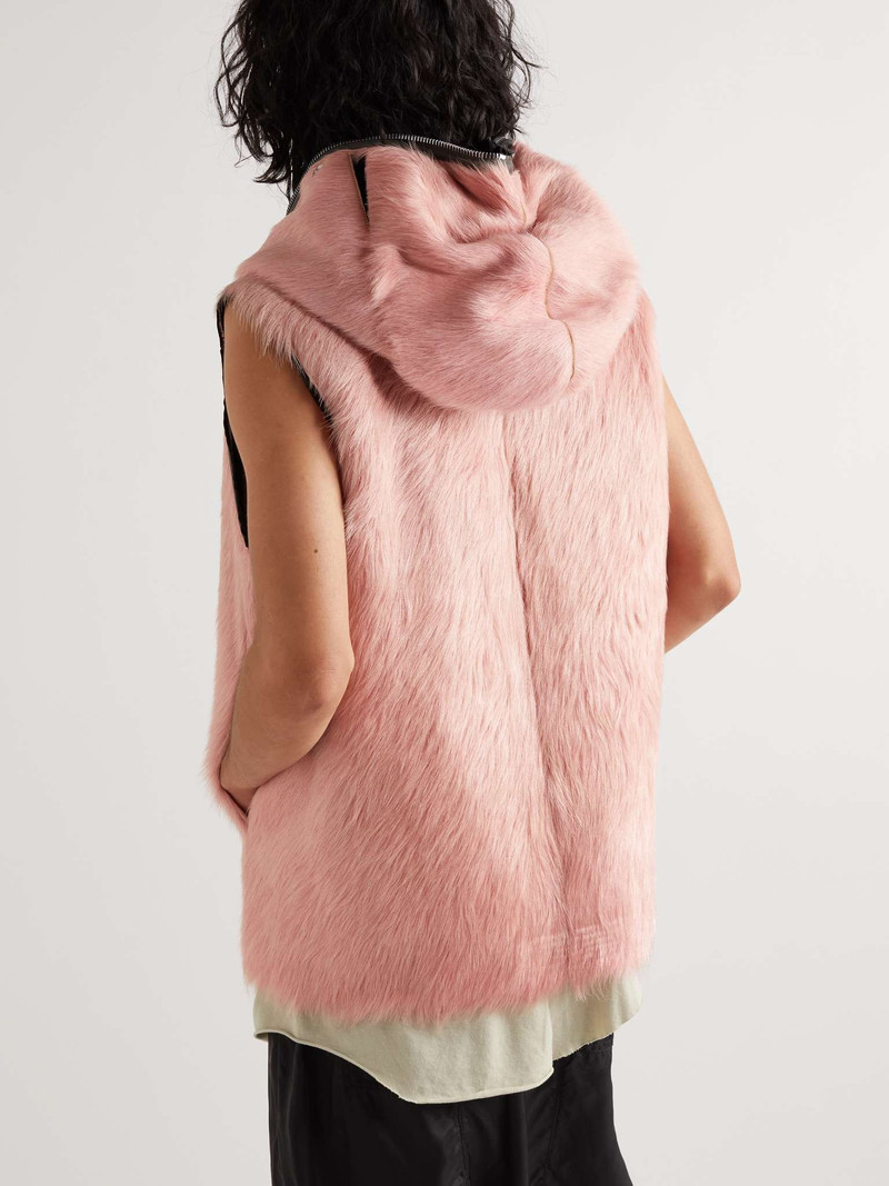Calf Hair Hooded Gilet 4