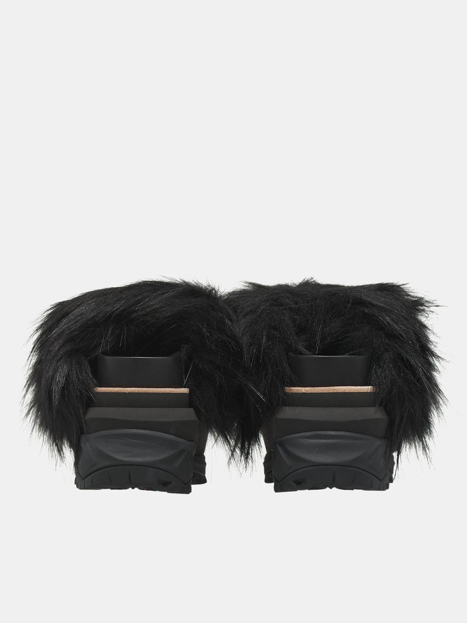 Faux Fur Sandals - 4