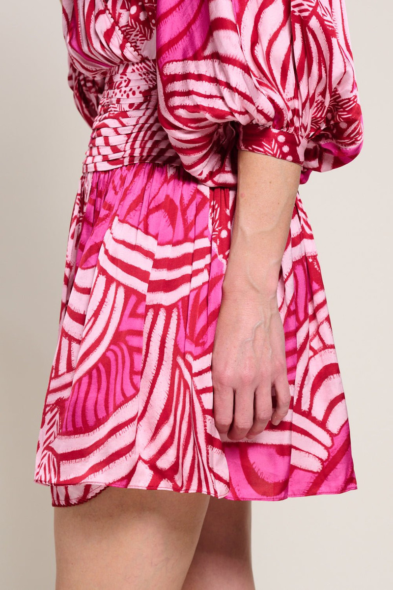 Mini Dress Colleen - Pink Japonism 4
