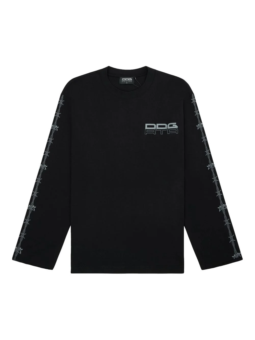 logo-print long sleeve T-shirt - 1