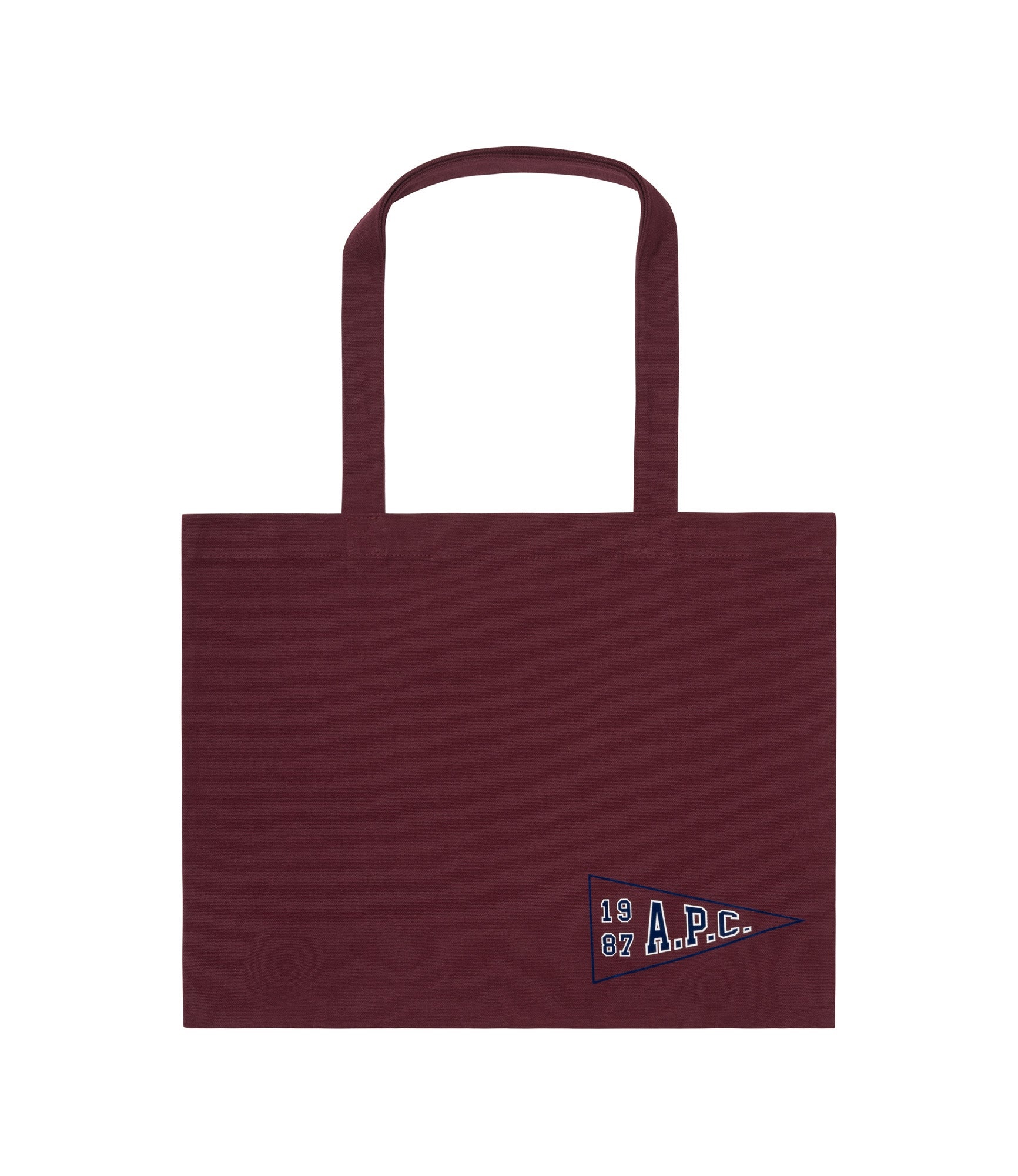 ショルダーバッグ・ポシェット APC Diane University Shoulder Bag Burgundy COCPRM61958GAC CO A.P.C. Burgundy Shopping Diane University Tote A.P.C.