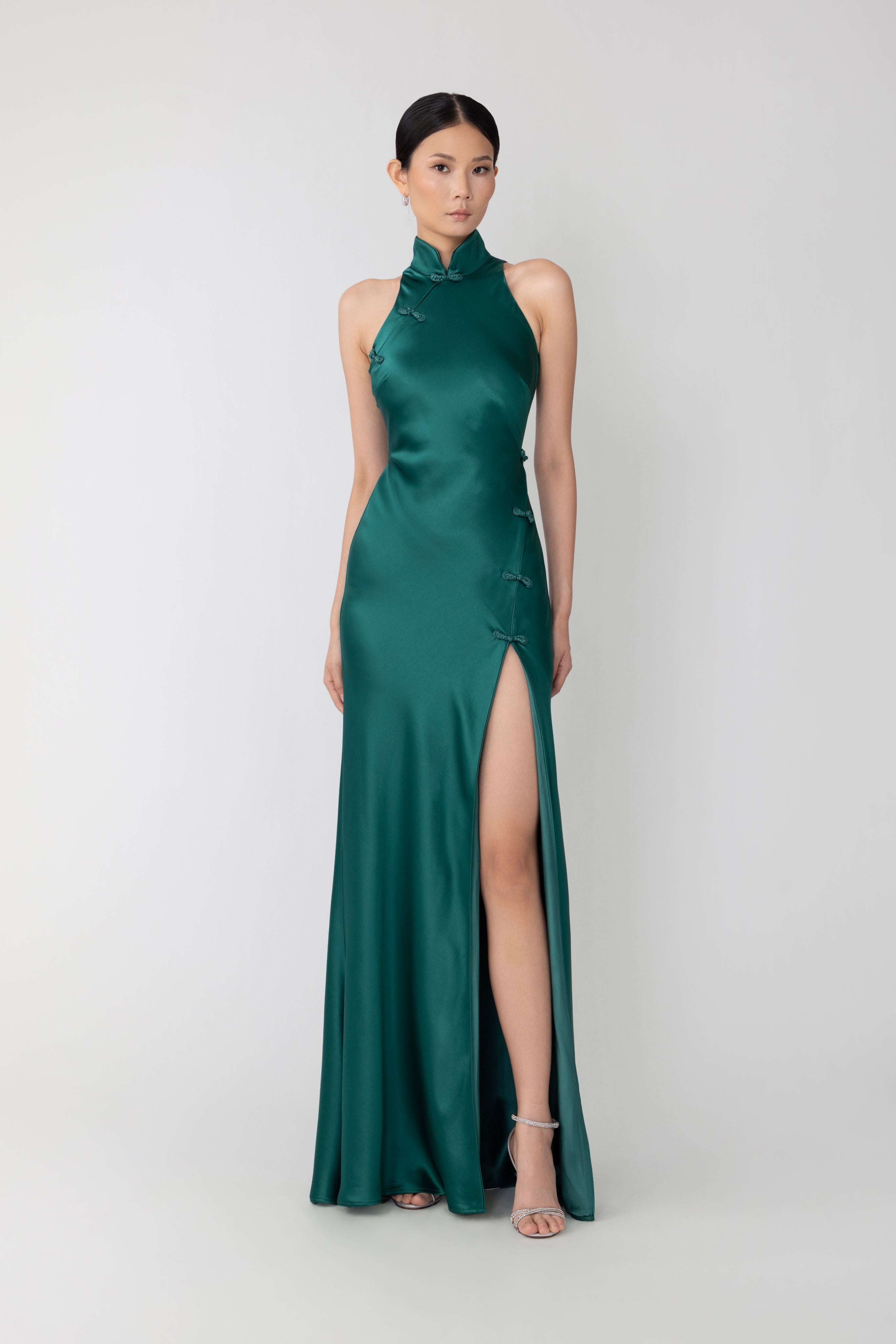 PHOEBE SATIN GOWN - 2