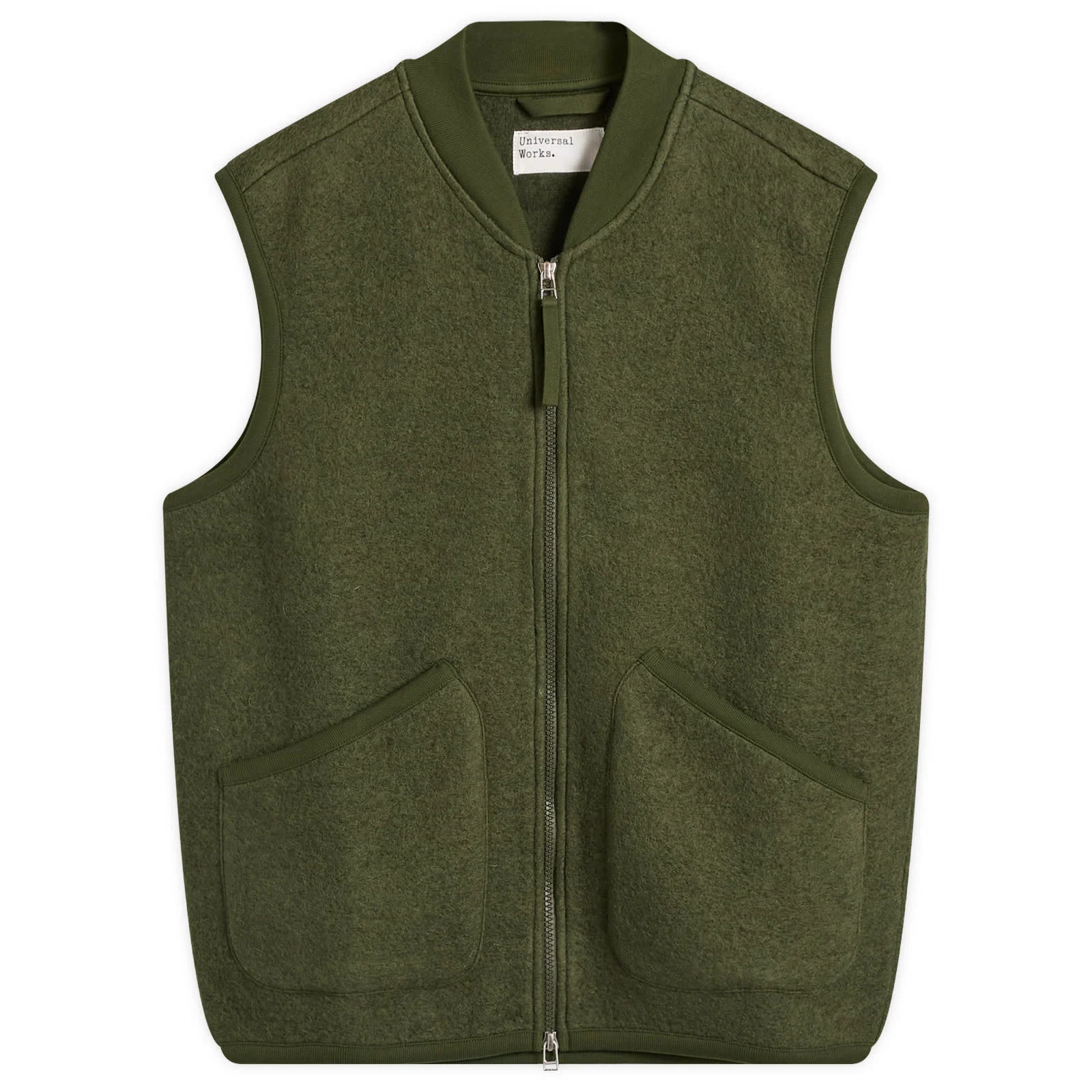 Universal Works Wool Fleece Zip Bomber - Presented by END. - 1