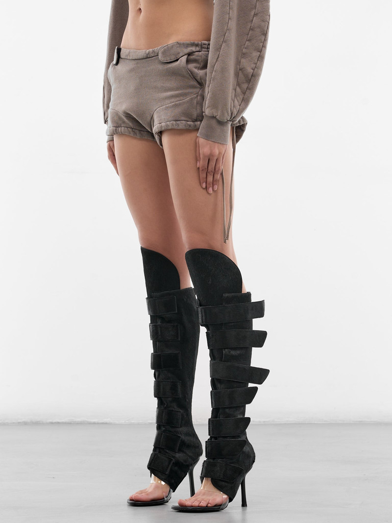Beige Jersey Raider Shorts 2