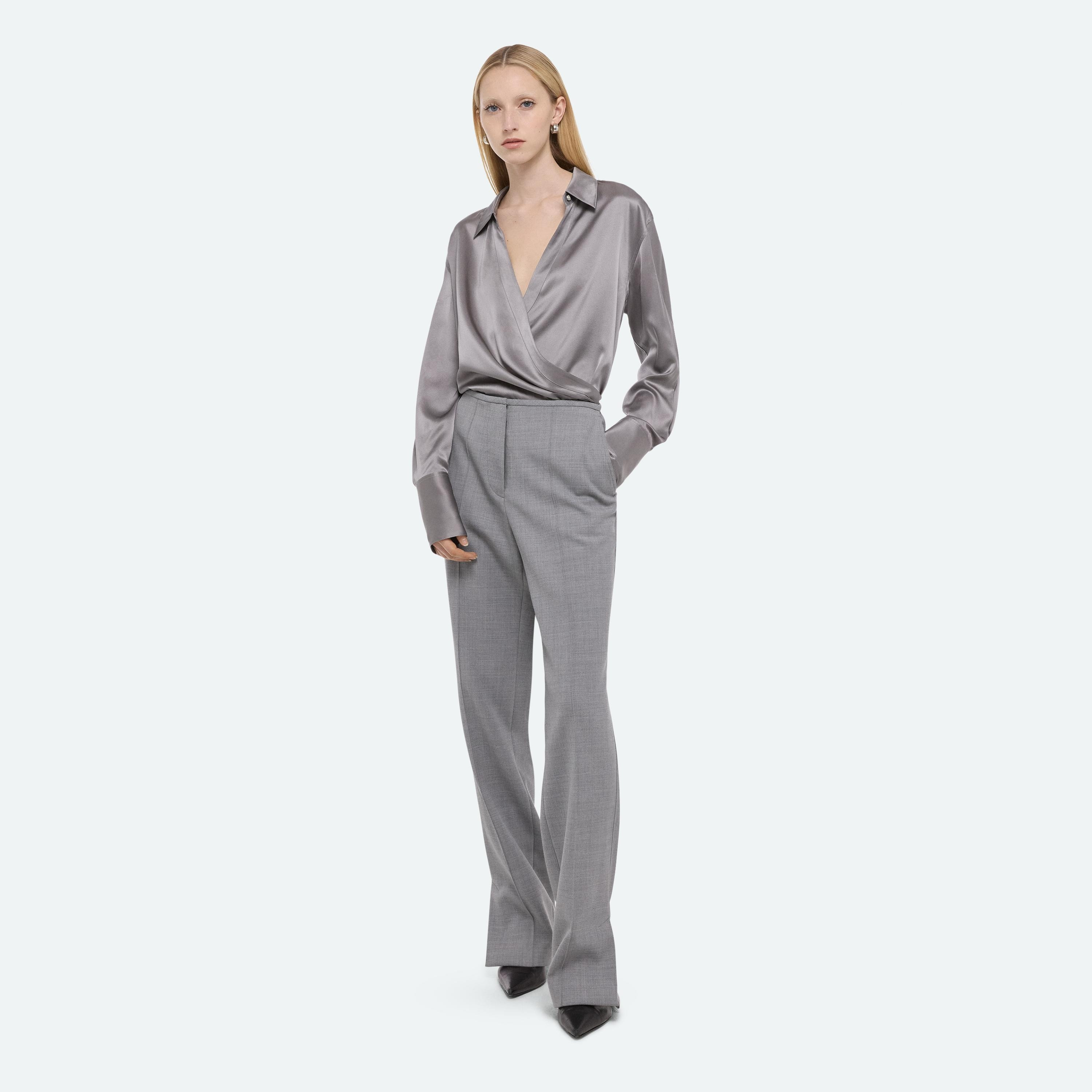 LOW-RISE CAR TROUSERS - 8