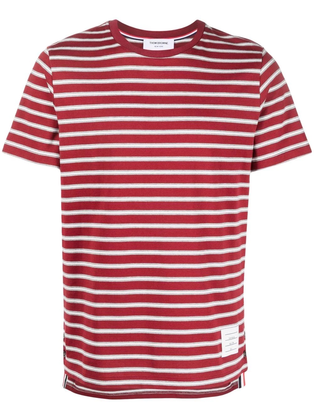 striped short-sleeve T-shirt - 1