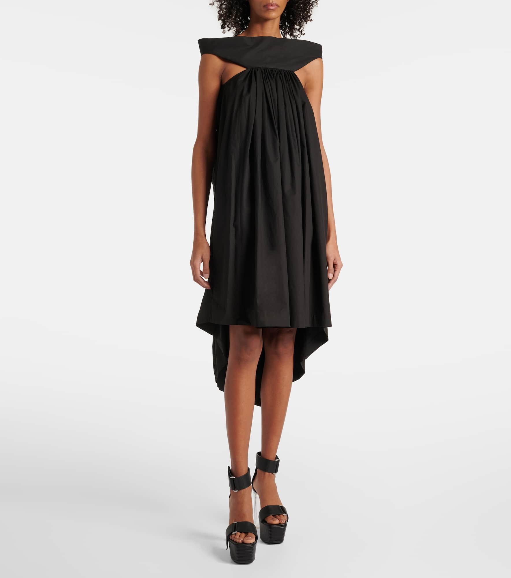 Chalice cutout cotton minidress - 2