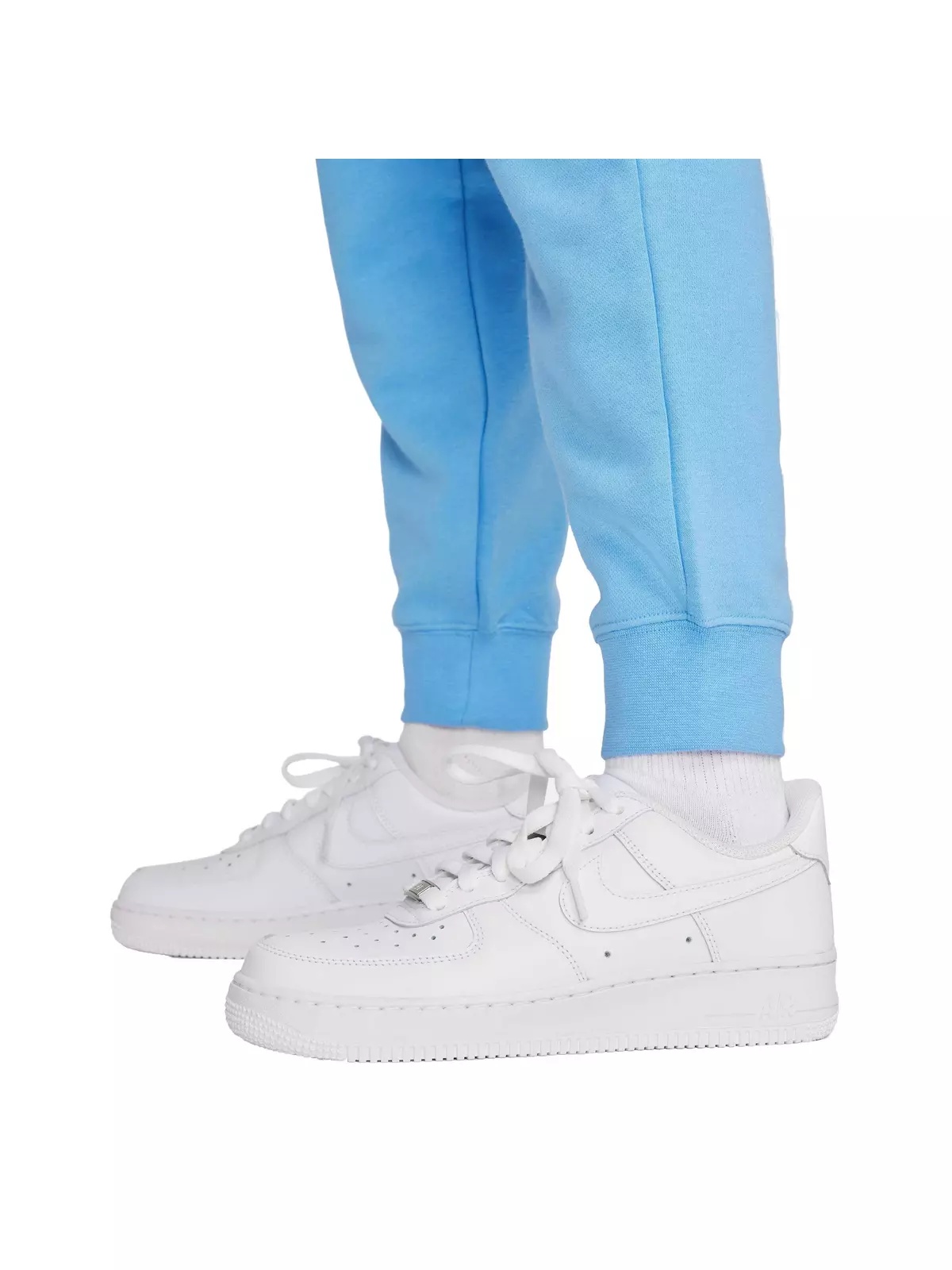 Women's Sportswear Club Fleece Mid-Rise Standard Joggers -Blue - 4