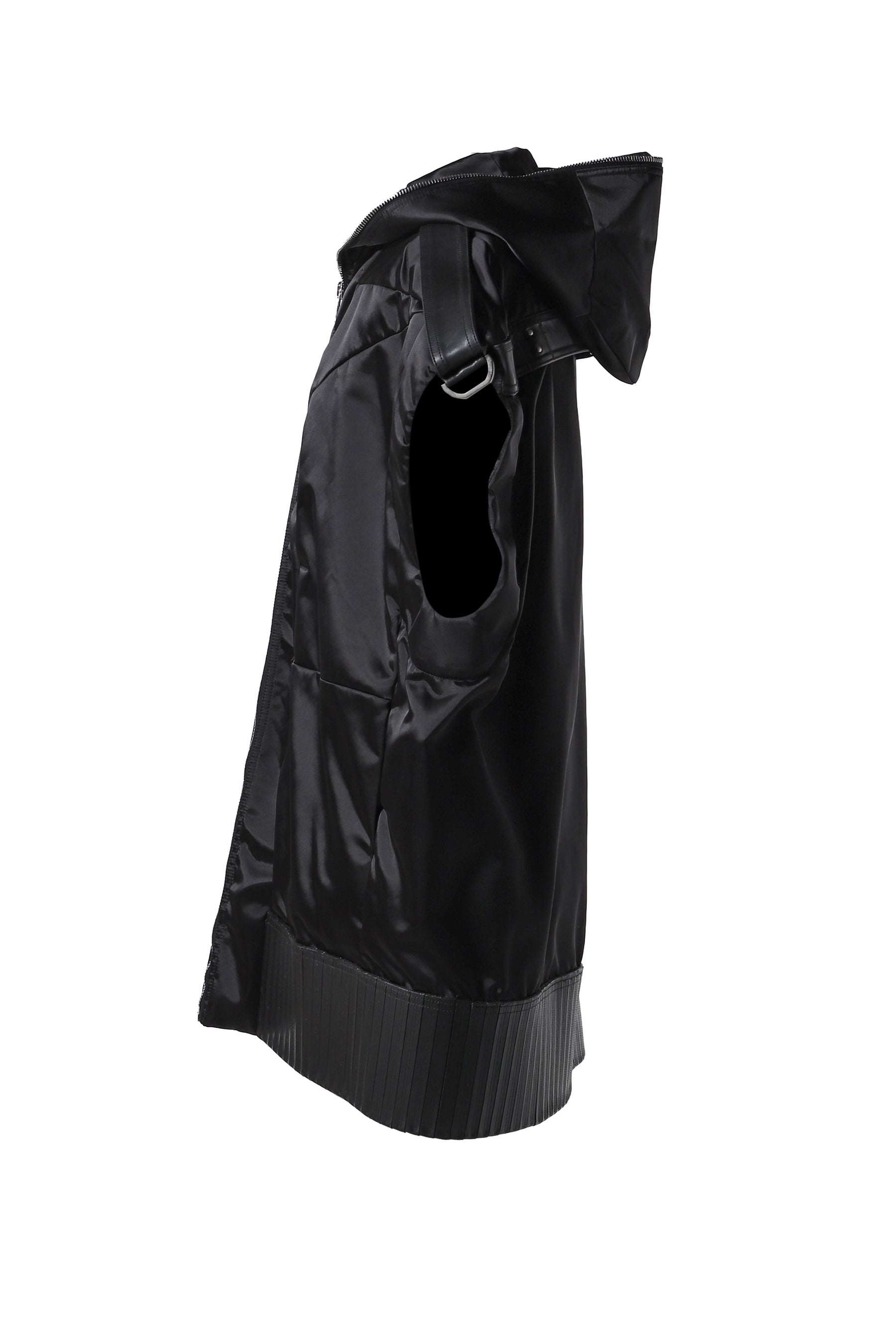 LIDO SLEEVELESS HOODIE / BLK - 3