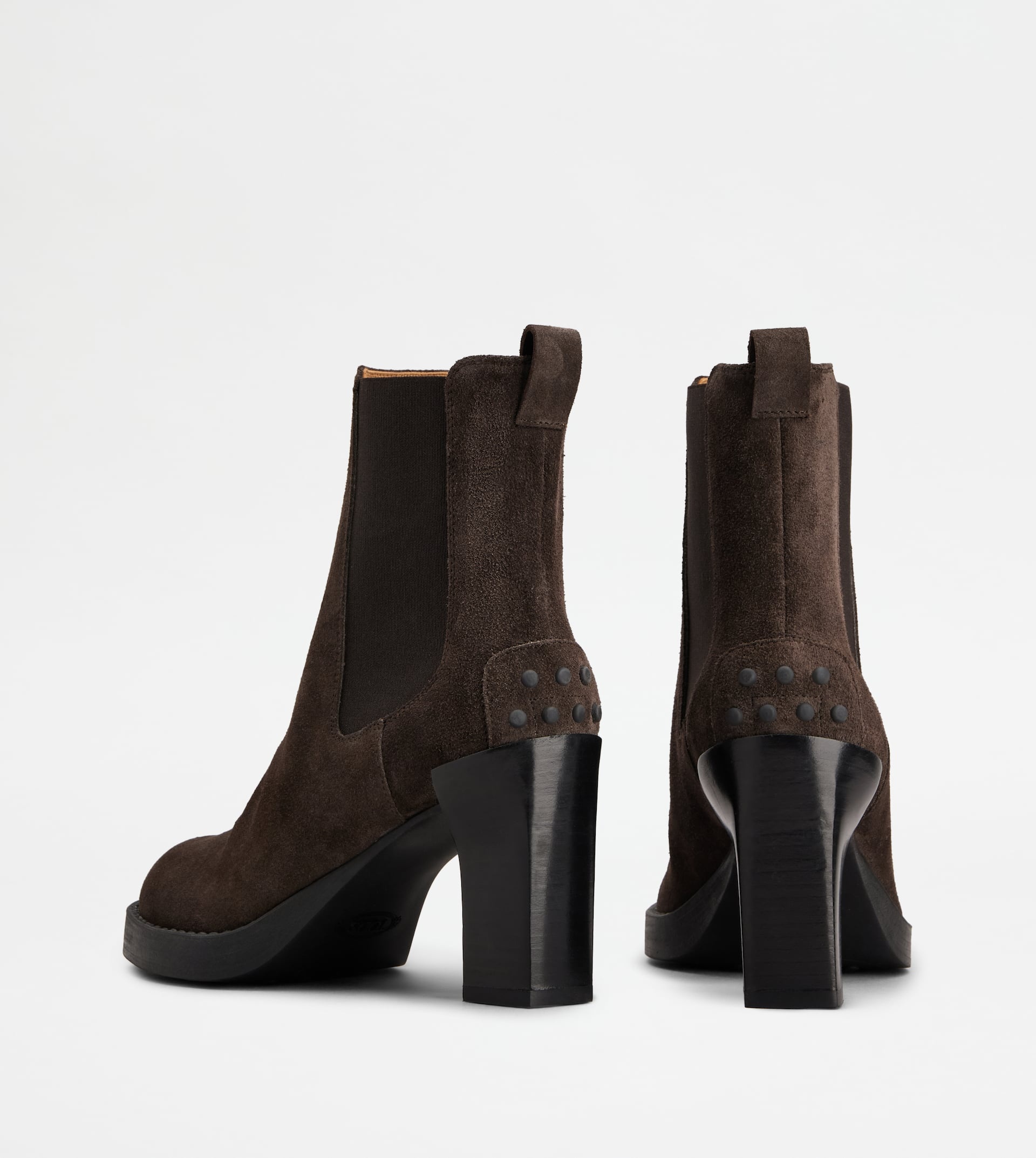 CHELSEA ANKLE BOOTS IN SUEDE - BROWN - 3