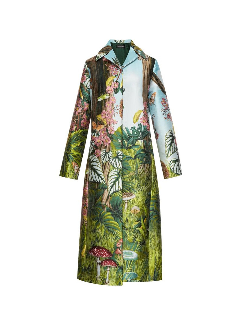 BOTANICAL FOREST JACQUARD COAT 1
