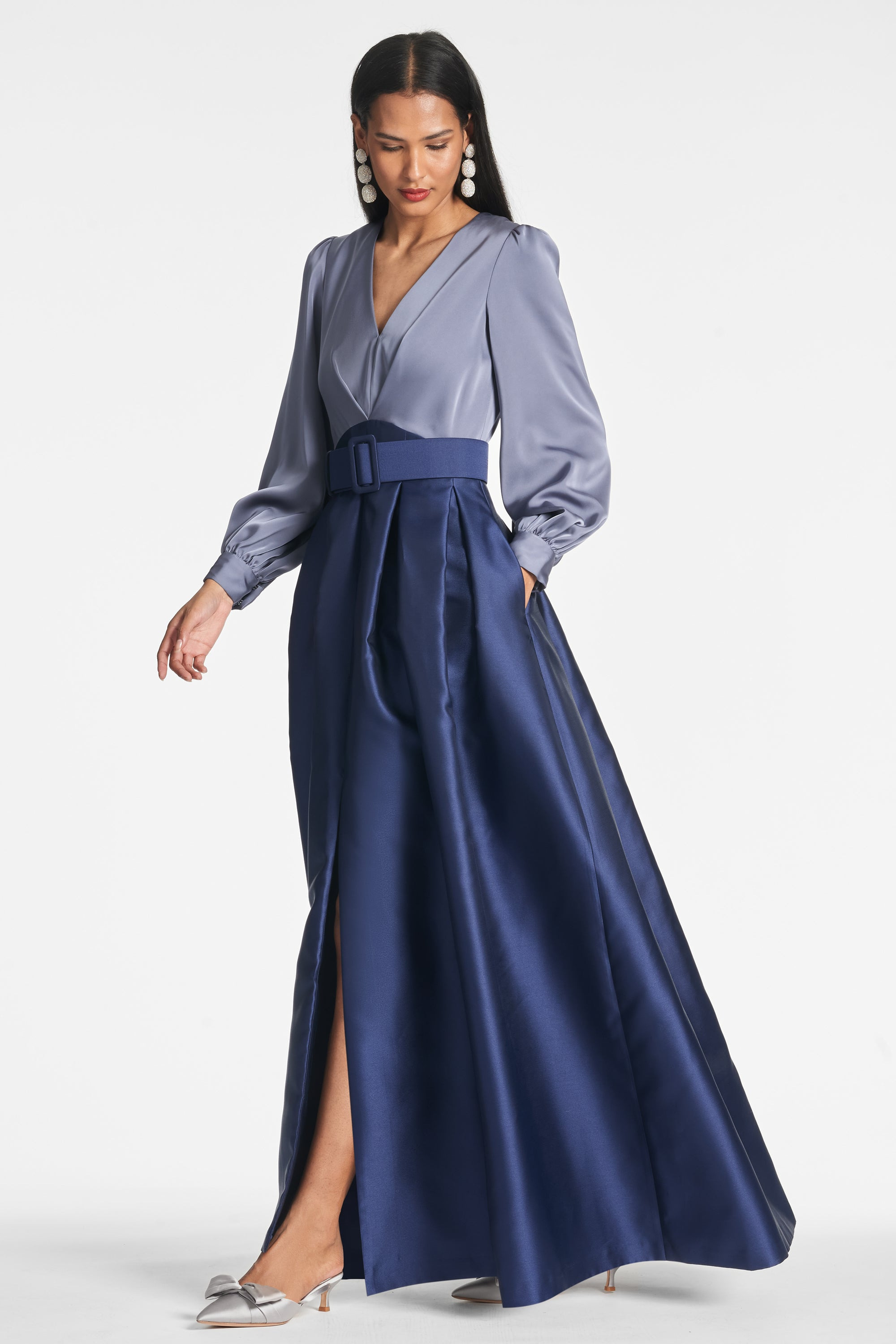 Zoe Gown - Cool Grey/Night Sky - 3