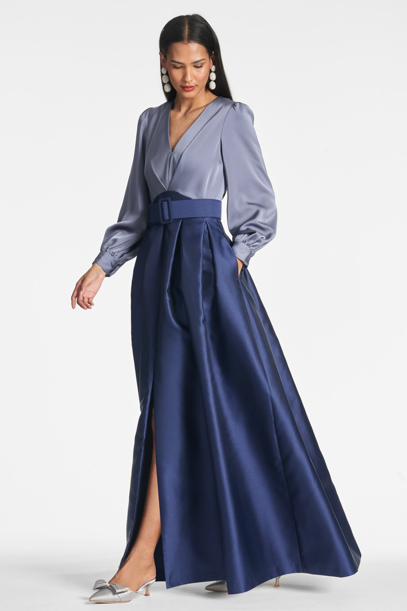 Zoe Gown - Cool Grey/Night Sky 3