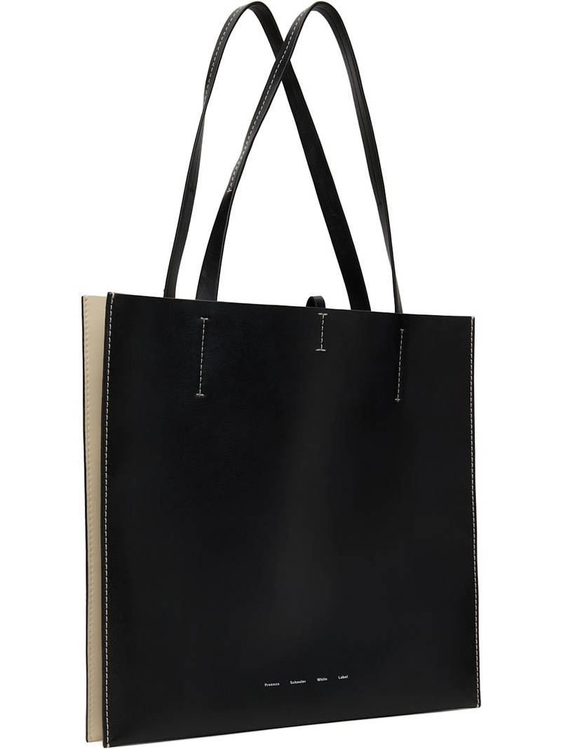 Proenza Schouler Black & Off-White Proenza Schouler White Label Twin Tote outlook