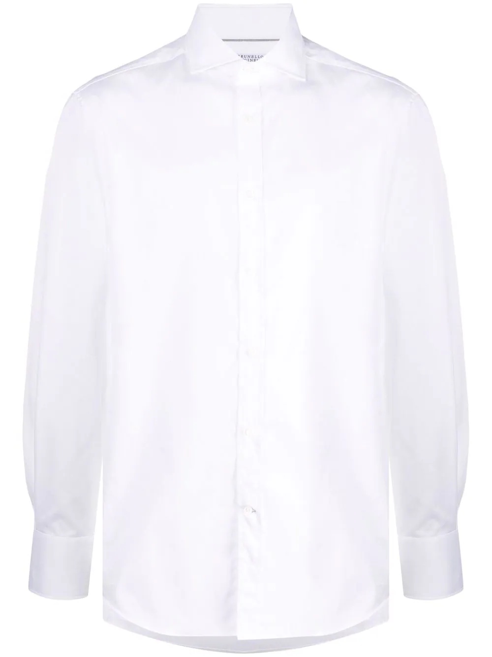 plain long-sleeve shirt - 1