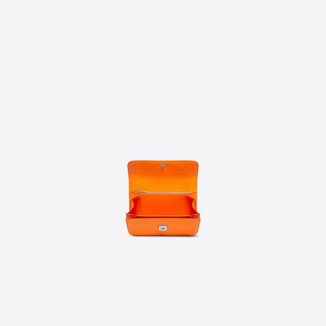 Women's Year Of The Tiger Gossip Small Bag Crocodile Embossed in Orange - 5