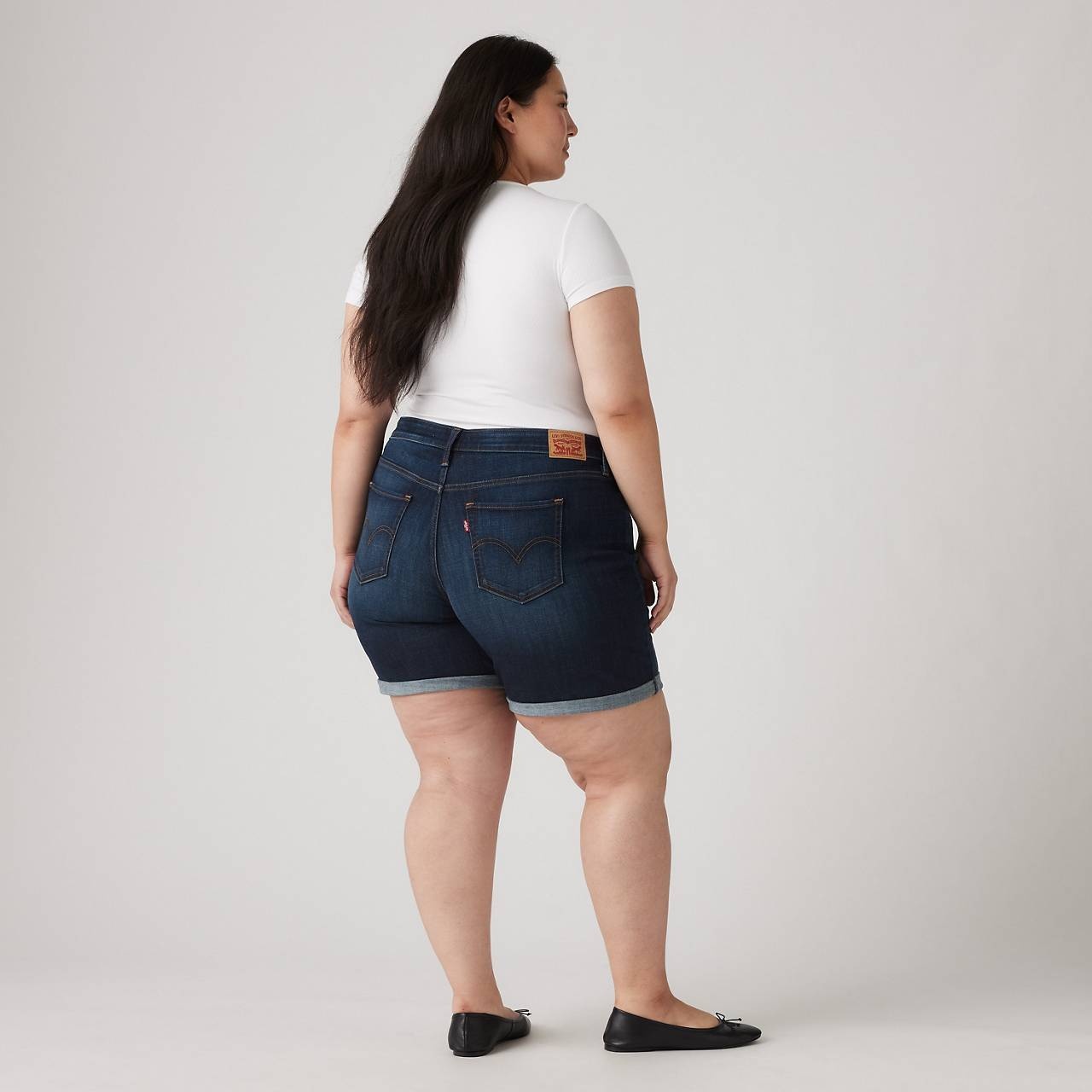 MID LENGTH WOMEN'S SHORTS (PLUS SIZE) - 5