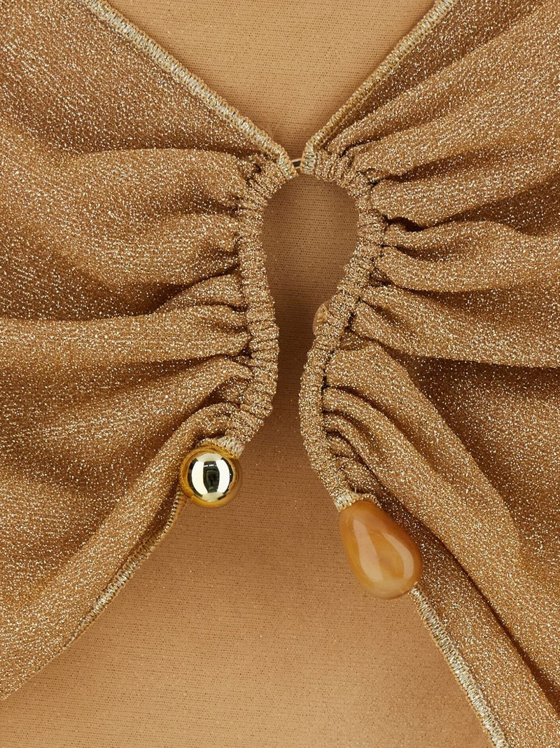 Lumière asymmetric beaded mini skirt 3