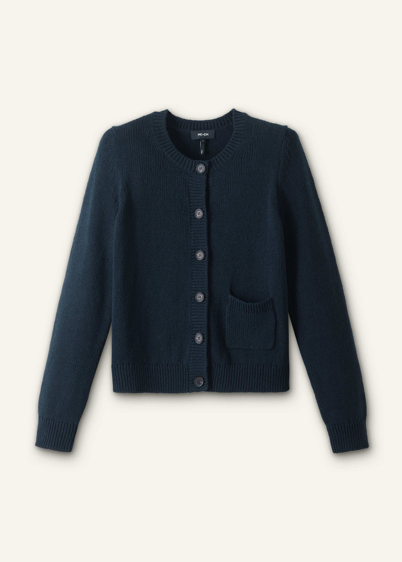 Chunky Knit Cardigan - 1