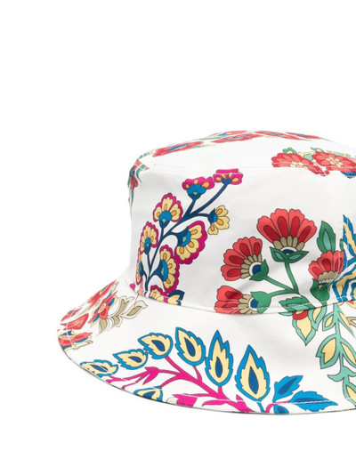 Etro floral-print logo-plaque bucket hat outlook