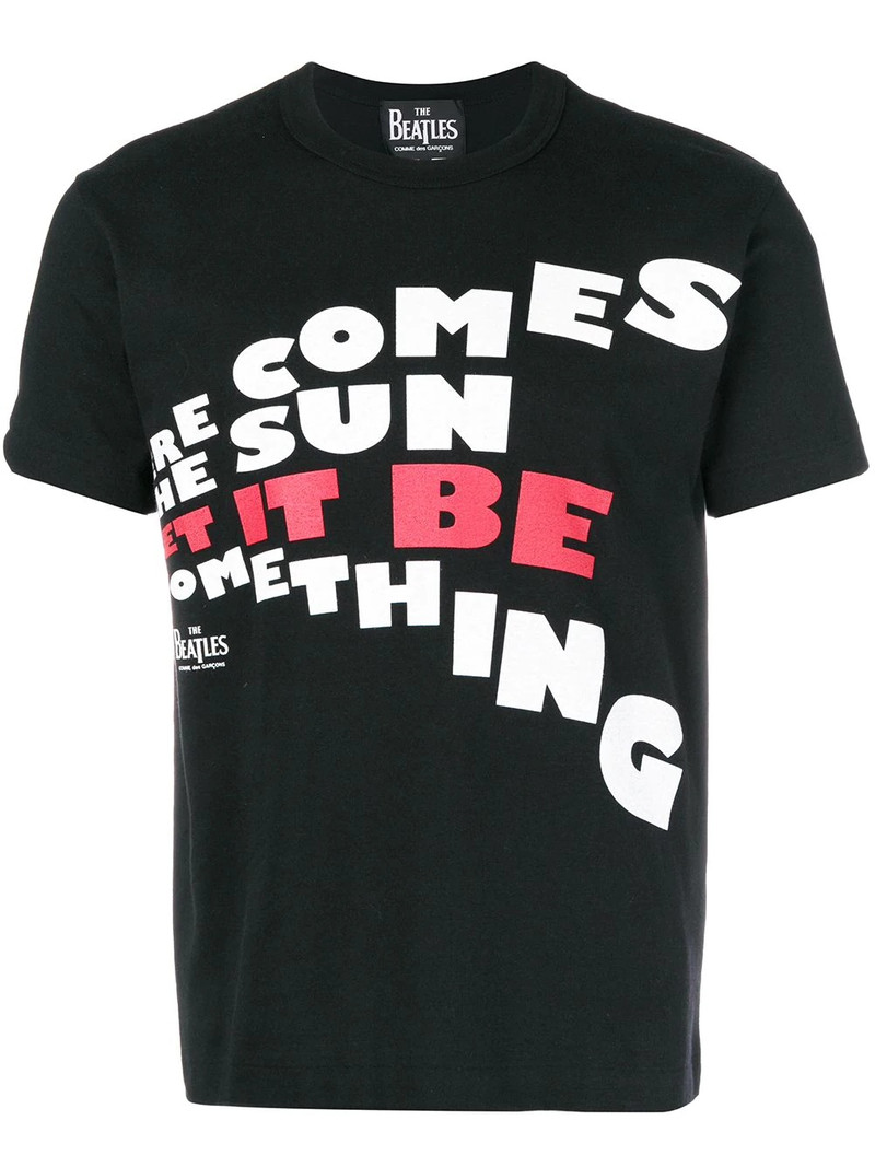 Beatles lyrics print T-shirt 1