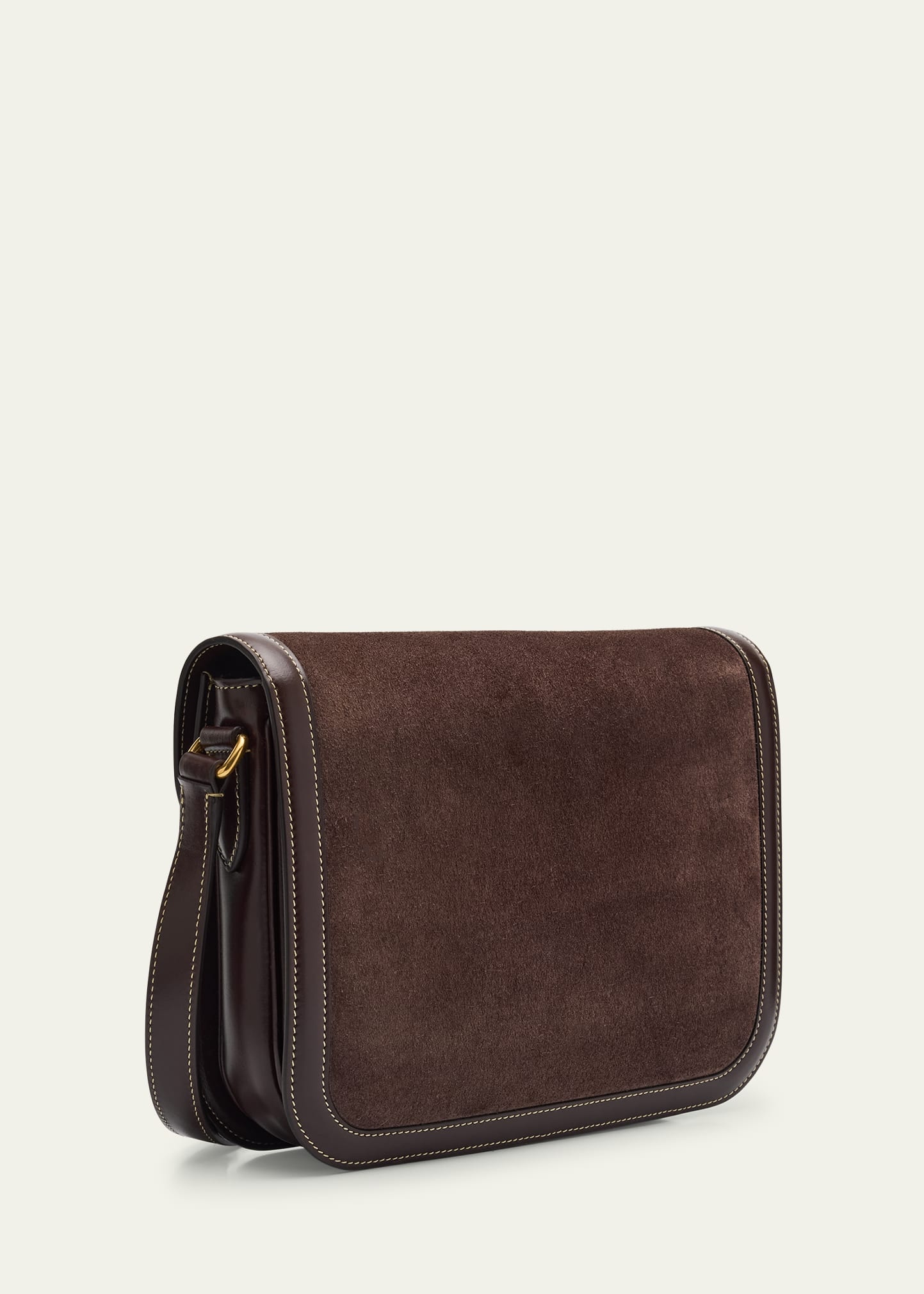 Men's 9to5 Suede and Leather Shoulder Bag - 3