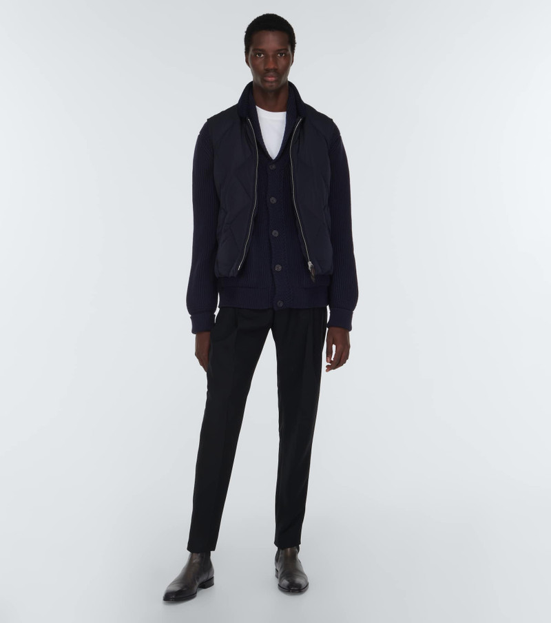 Berluti Ribbed-knit wool cardigan outlook