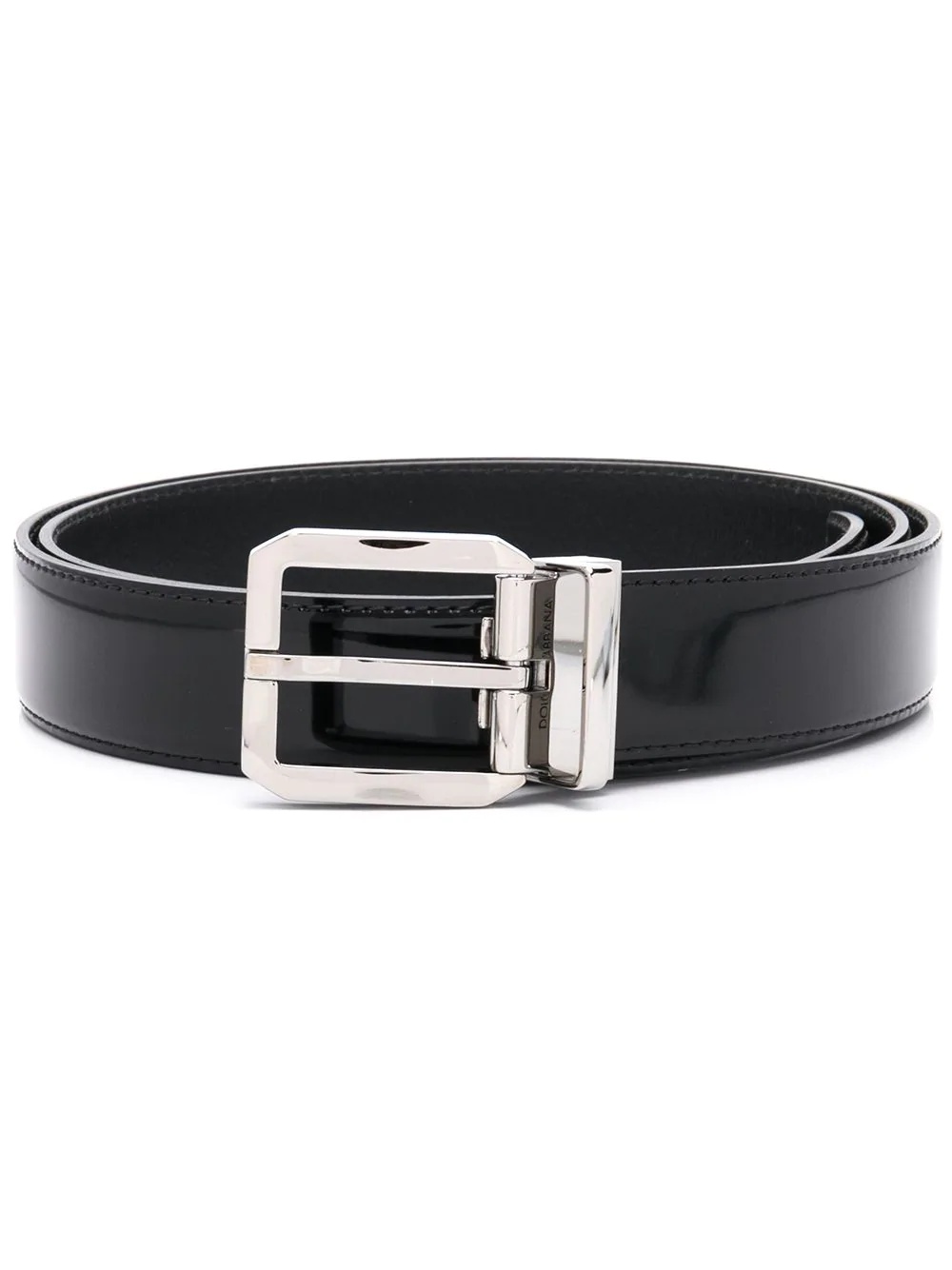 square buckle belt - 1