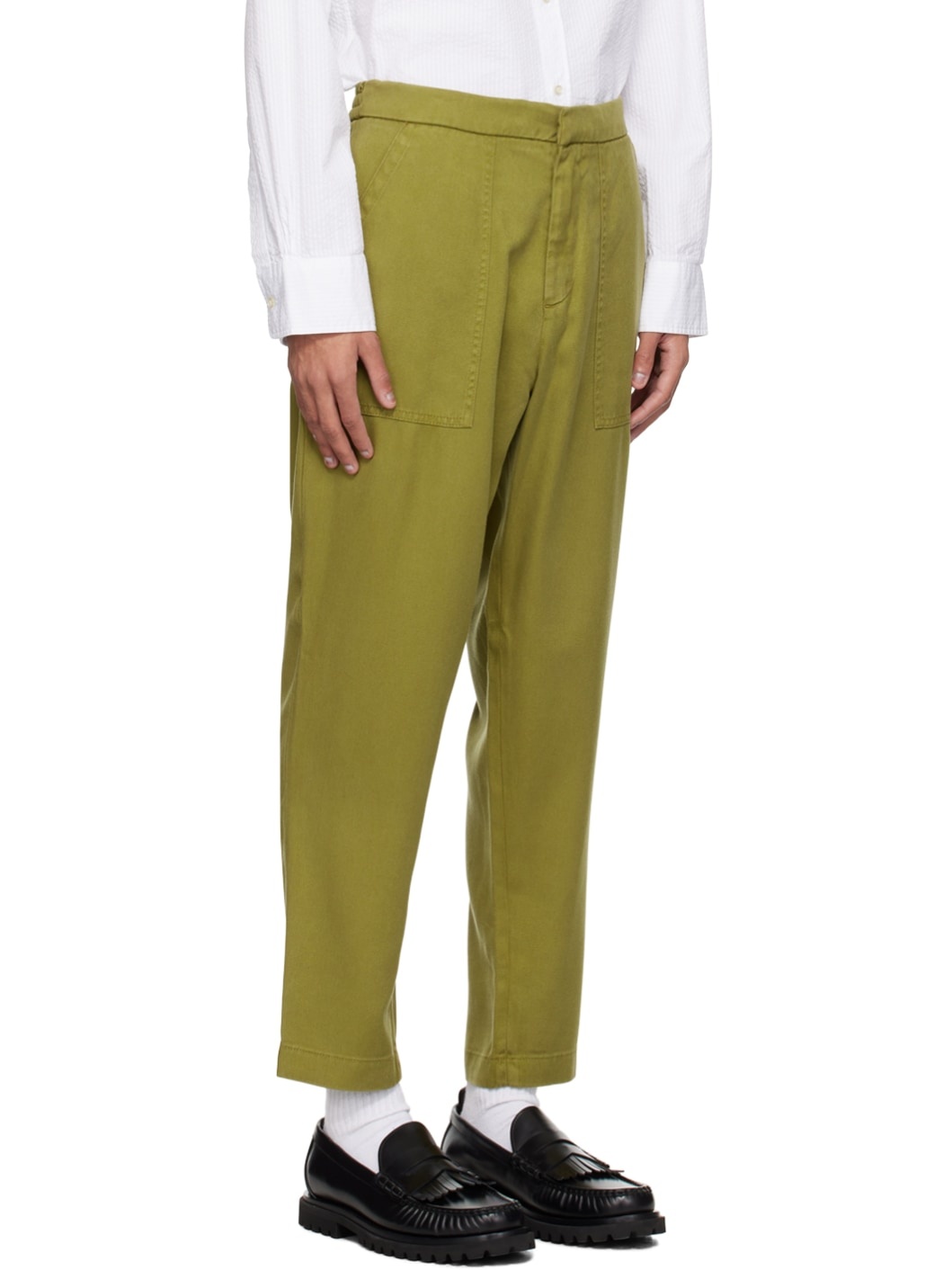 Green Paolo Trousers - 2