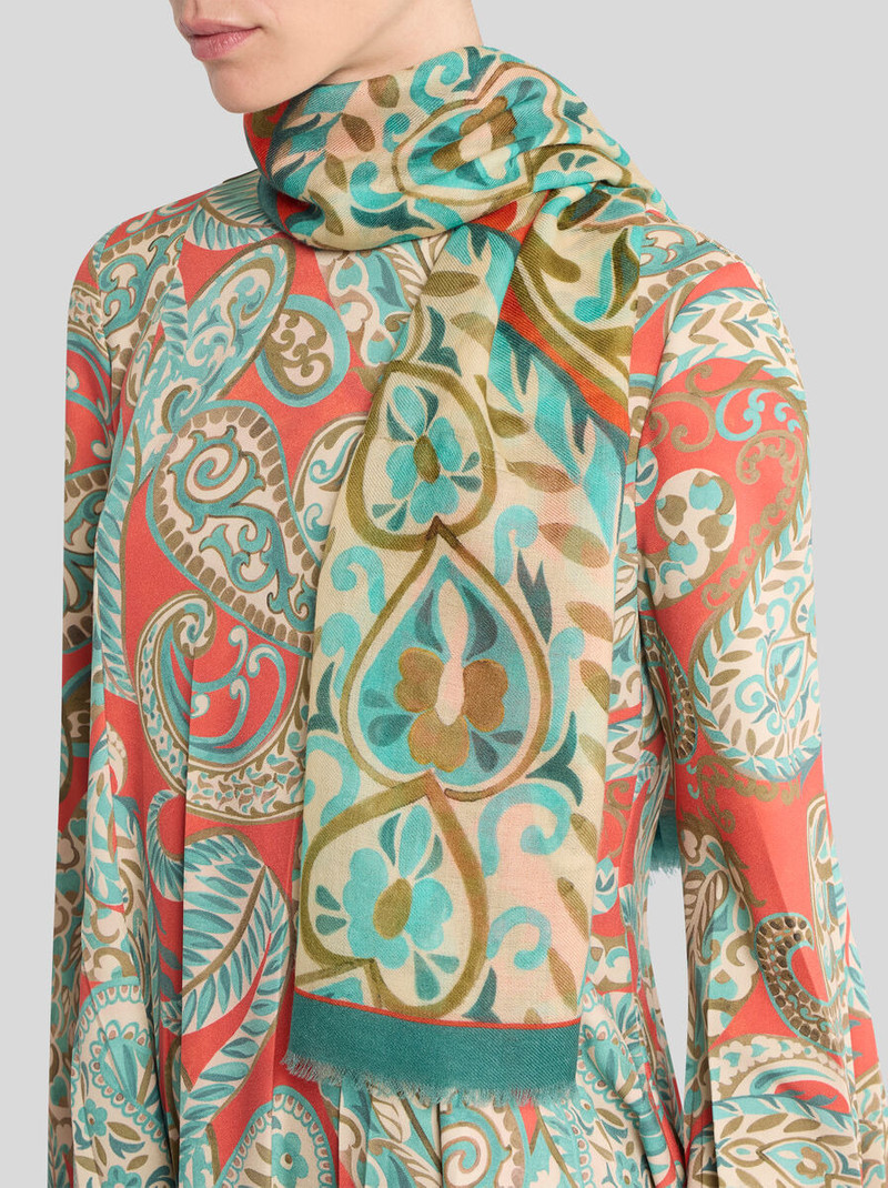 Etro PAISLEY CASHMERE-BLEND SCARF outlook