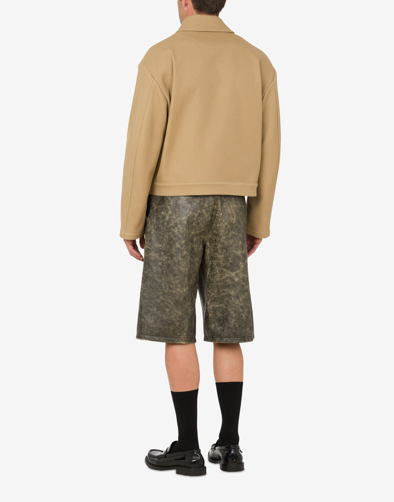 LOGO EMBROIDERY DOUBLE CAVALRY JACKET 3