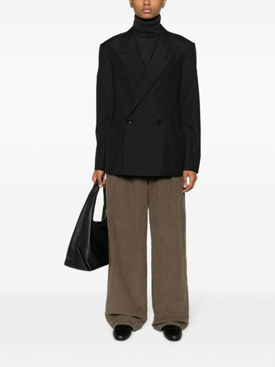 Lemaire double-breasted wool-blend blazer outlook