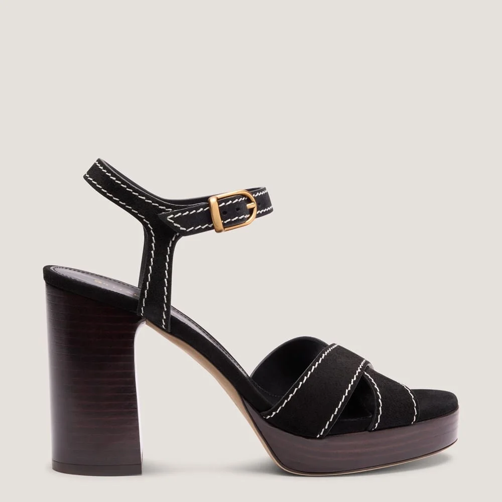 DAYNA SADDLE PLATFORM SANDAL - 1