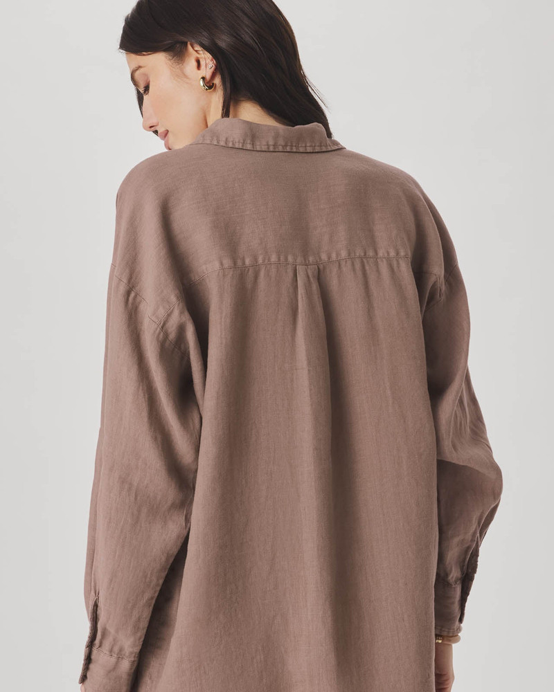 Splendid Stella Linen Button Down outlook