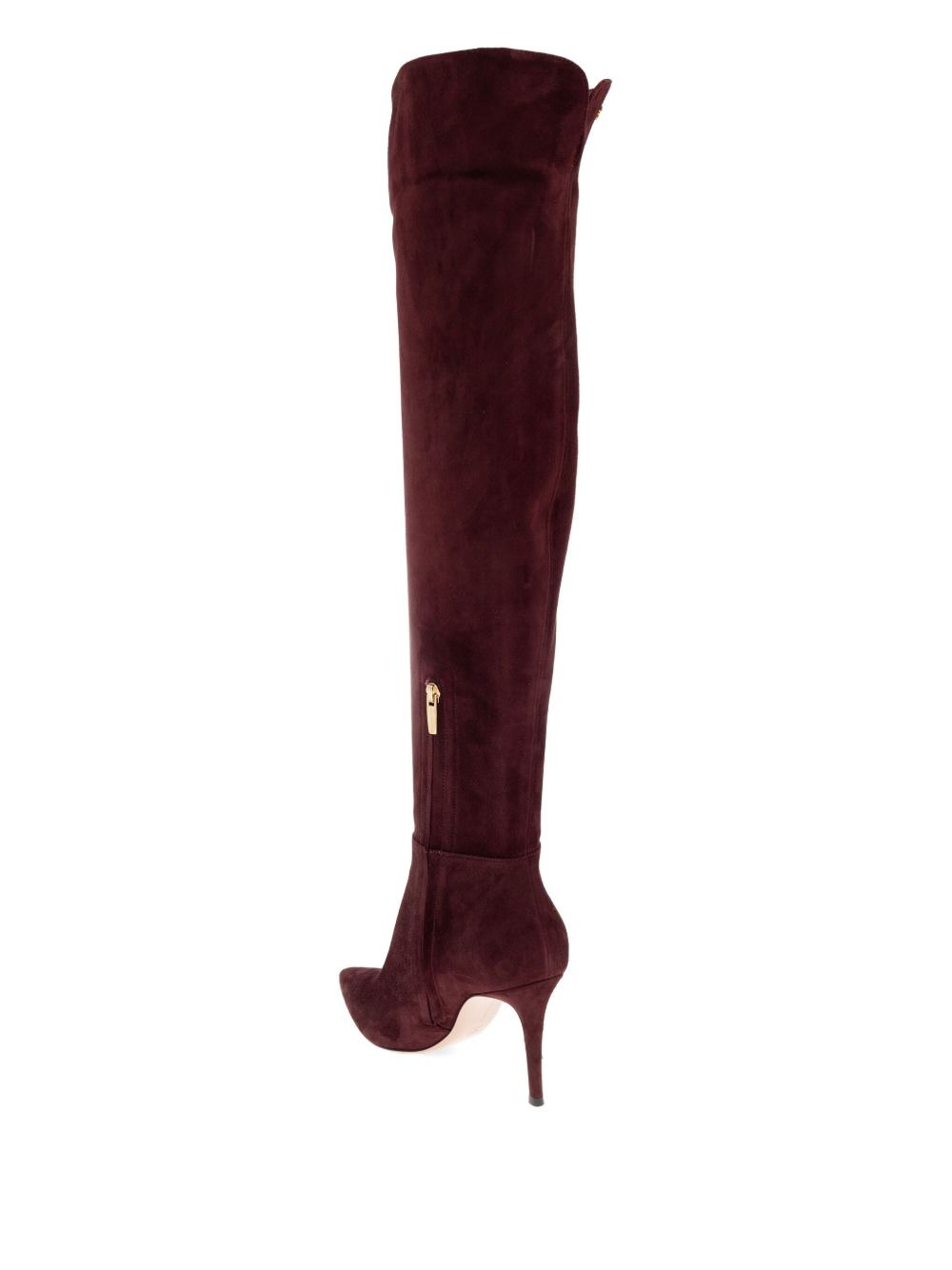90mm Jules suede pointed-toe boots - 3