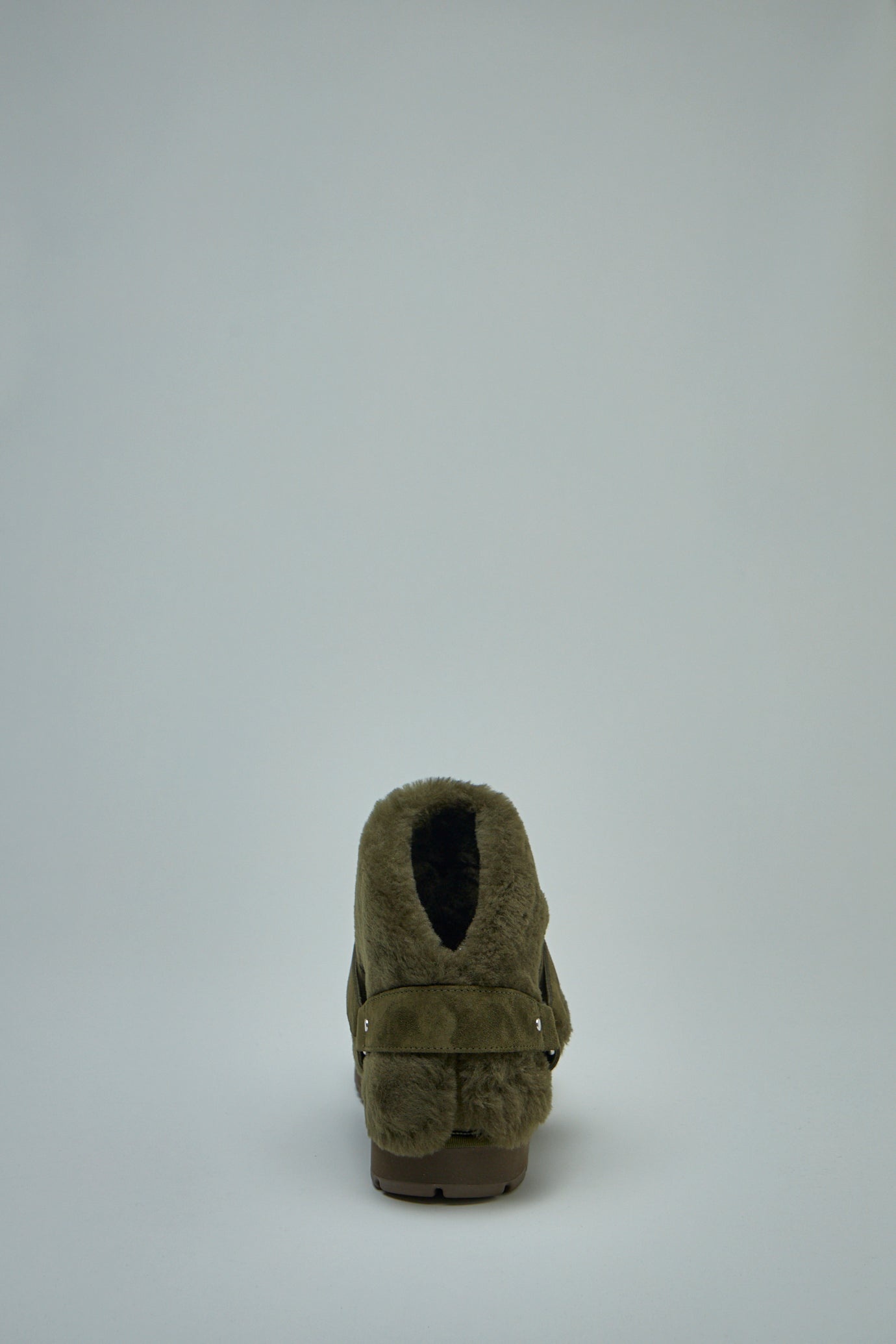 Suede and Shearling Chubby Boots - 4
