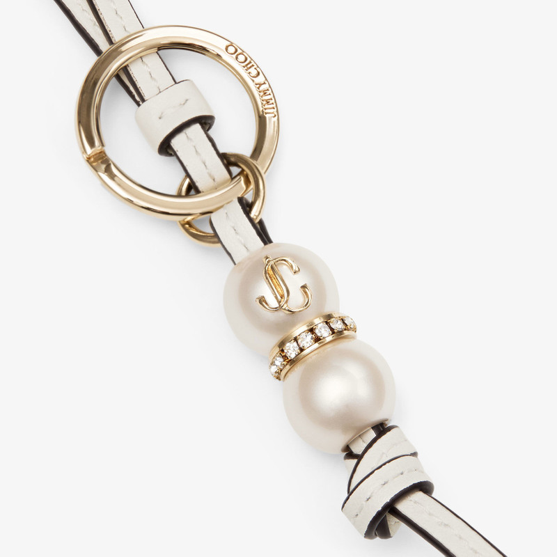 JIMMY CHOO Spheres Charm
Latte Leather Pearl Bag Charm outlook